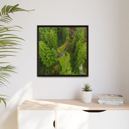 Glanageenty Forest Matte Canvas, Framed (Multi-color)