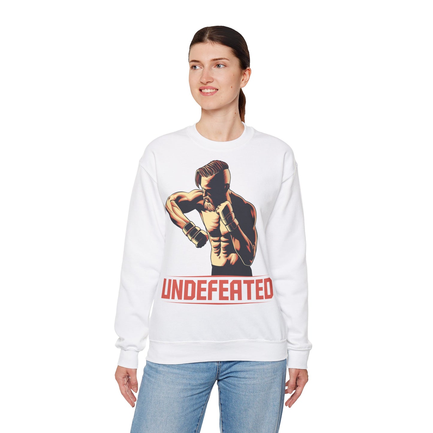 Unisex Heavy Blend™ Crewneck Sweatshirt - Strong Design for Gym Lovers