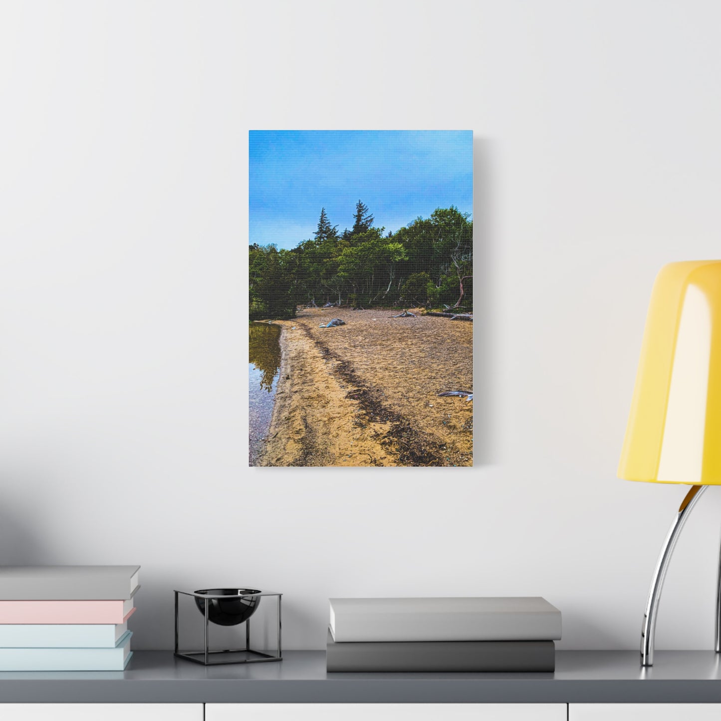 Muckross Lake Beach Matte Canvas, Stretched, 1.25"