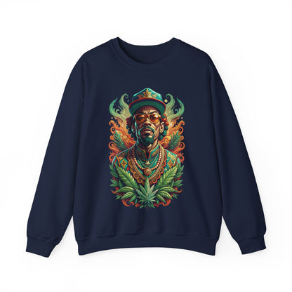Reggae Lion — Rasta Portrait Graphic Sweatshirt