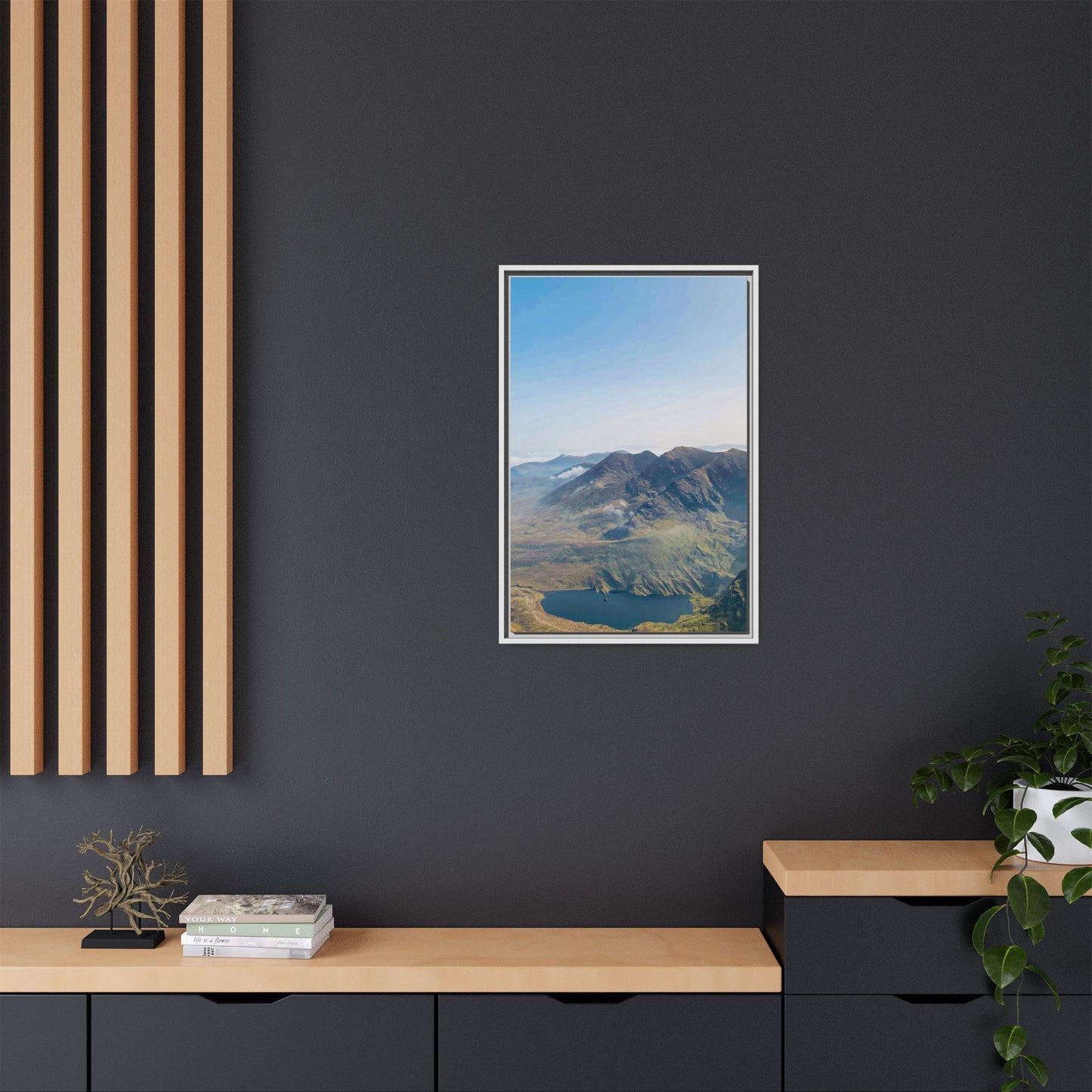 MacGillycuddy's Reeks Matte Canvas, Framed (Multi-color)