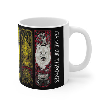 Luxe Animal Art Ceramic Coffee Cups - 11oz & 15oz - Perfect for Nature Lovers