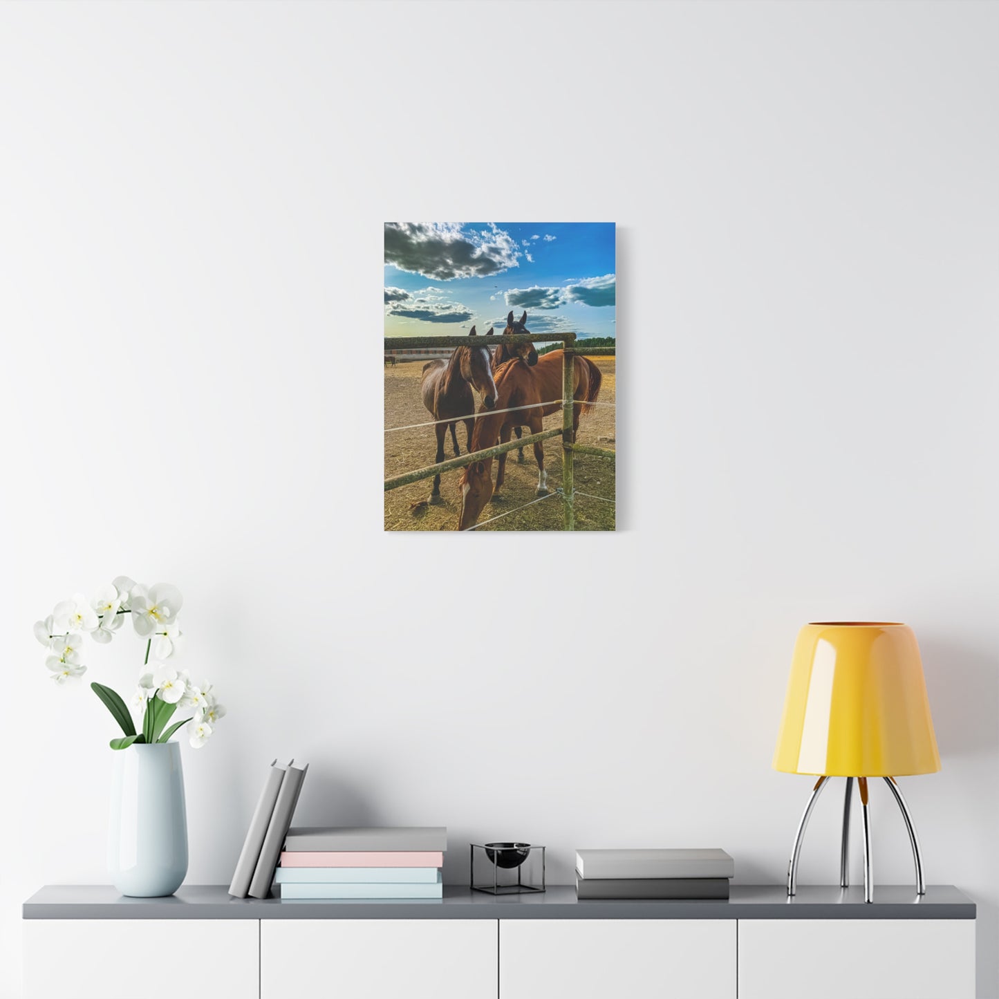Horses Matte Canvas, Stretched, 1.25"