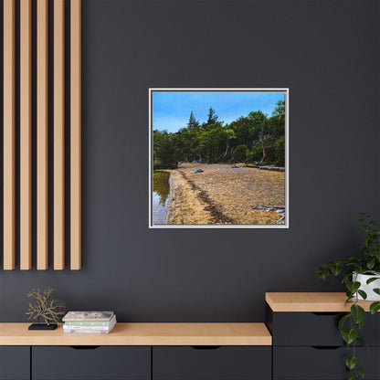 Killarney Beach Matte Canvas, Framed (Multi-color)
