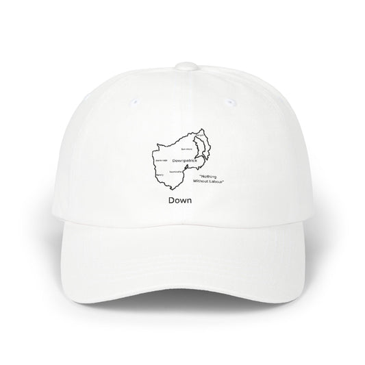 Down - Stylish White Hat for Everyday Wear