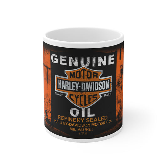 Harley-Davidson Vintage Coffee Mug - 11oz & 15oz - Perfect Gift for Bikers