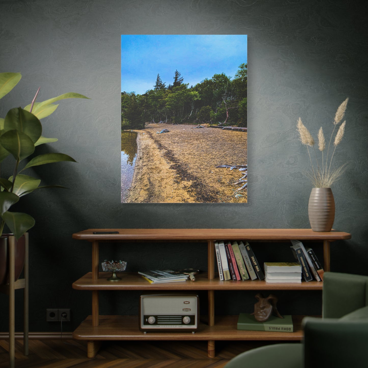 Muckross Lake Beach Matte Canvas, Stretched, 1.25"
