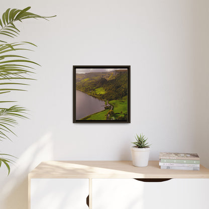 South in Aghadh an Aird or The Devil's Cheney Matte Canvas, Framed (Multi-color)