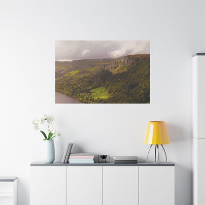 Sruth in Aghadh an Aird or The devil's Chimney Matte Canvas, Stretched, 1.25"