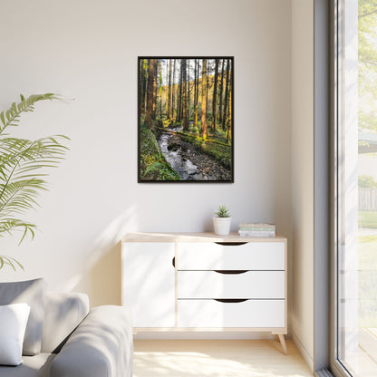 Glanageenty Forest Trail 2 Matte Canvas, Framed (Multi-color)