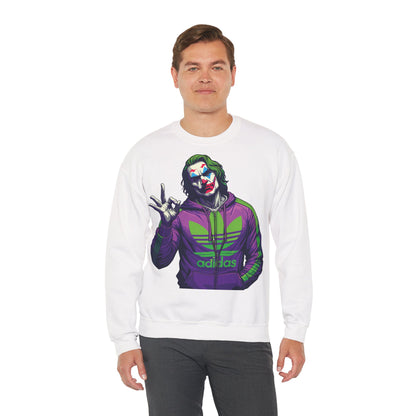 Retro Graphic Crewneck Sweatshirt - Artsy Design