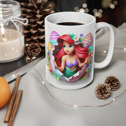 Magical Mermaid Easter Ceramic Coffee Cup | 11oz & 15oz