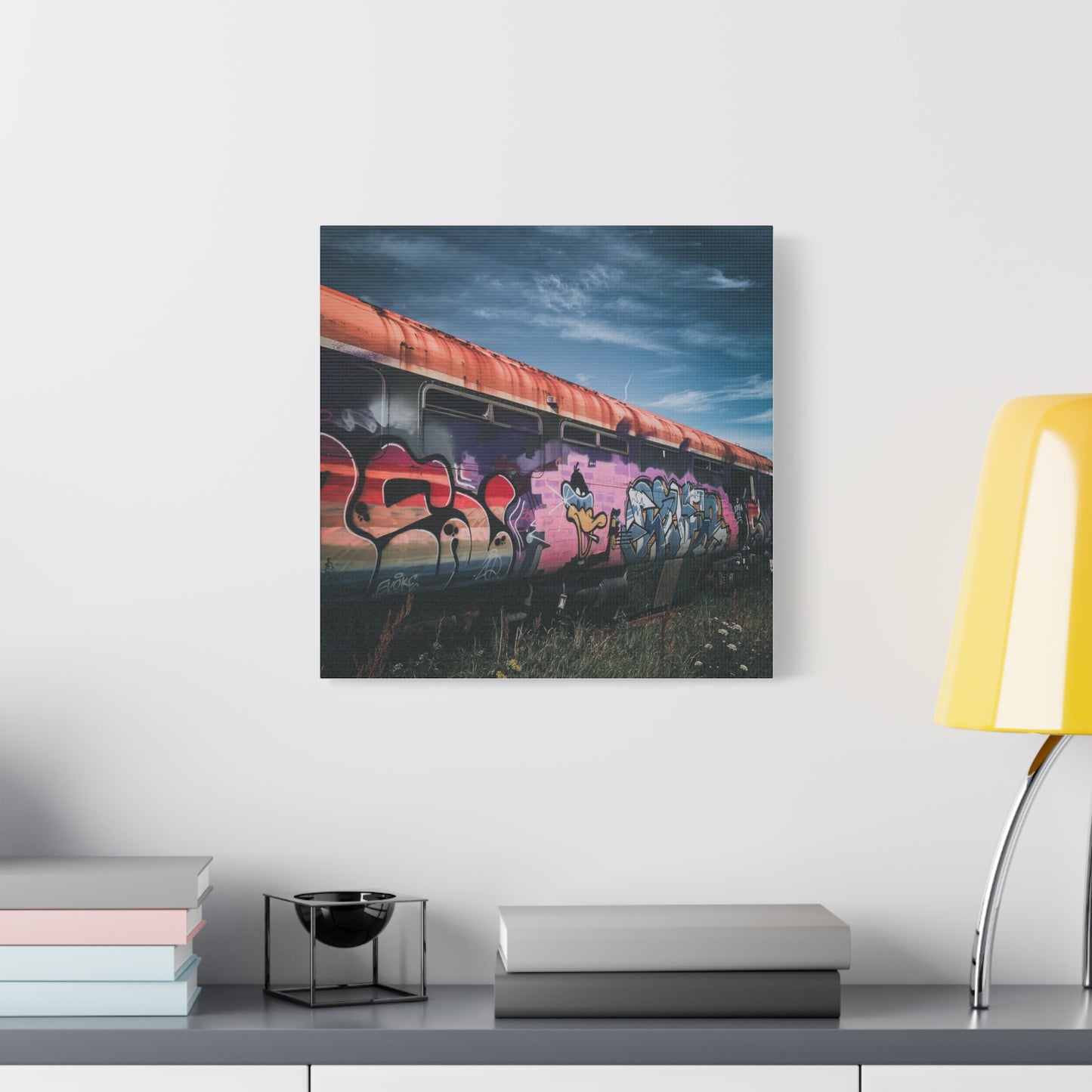 Night Train Matte Canvas, Stretched, 1.25"