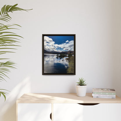 Lake Matte Canvas, Framed (Multi-color)