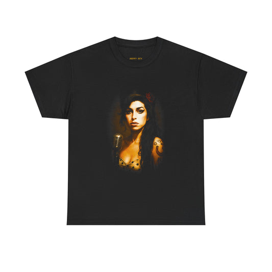 Popular Singer Portrait Tee — Vintage Jazz Singer Graphic T-Shirt