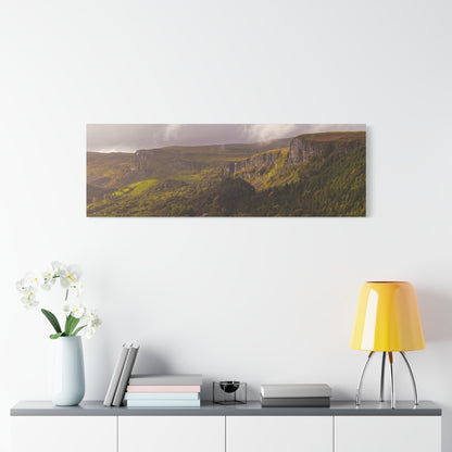 Sruth in Aghadh an Aird or The devil's Chimney Matte Canvas, Stretched, 1.25"