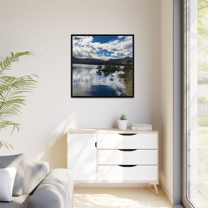 Lake Matte Canvas, Framed (Multi-color)