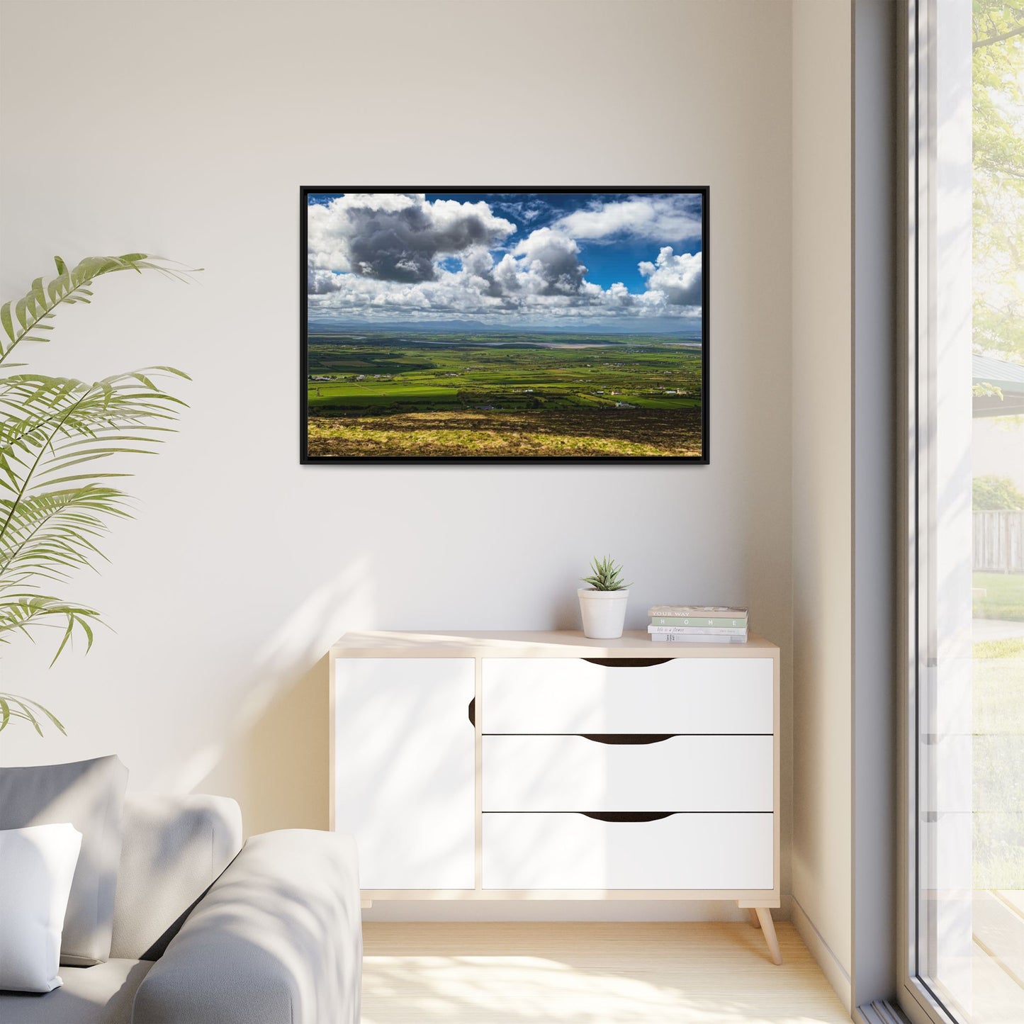 Kerry Panorama Matte Canvas, Framed (Multi-color)