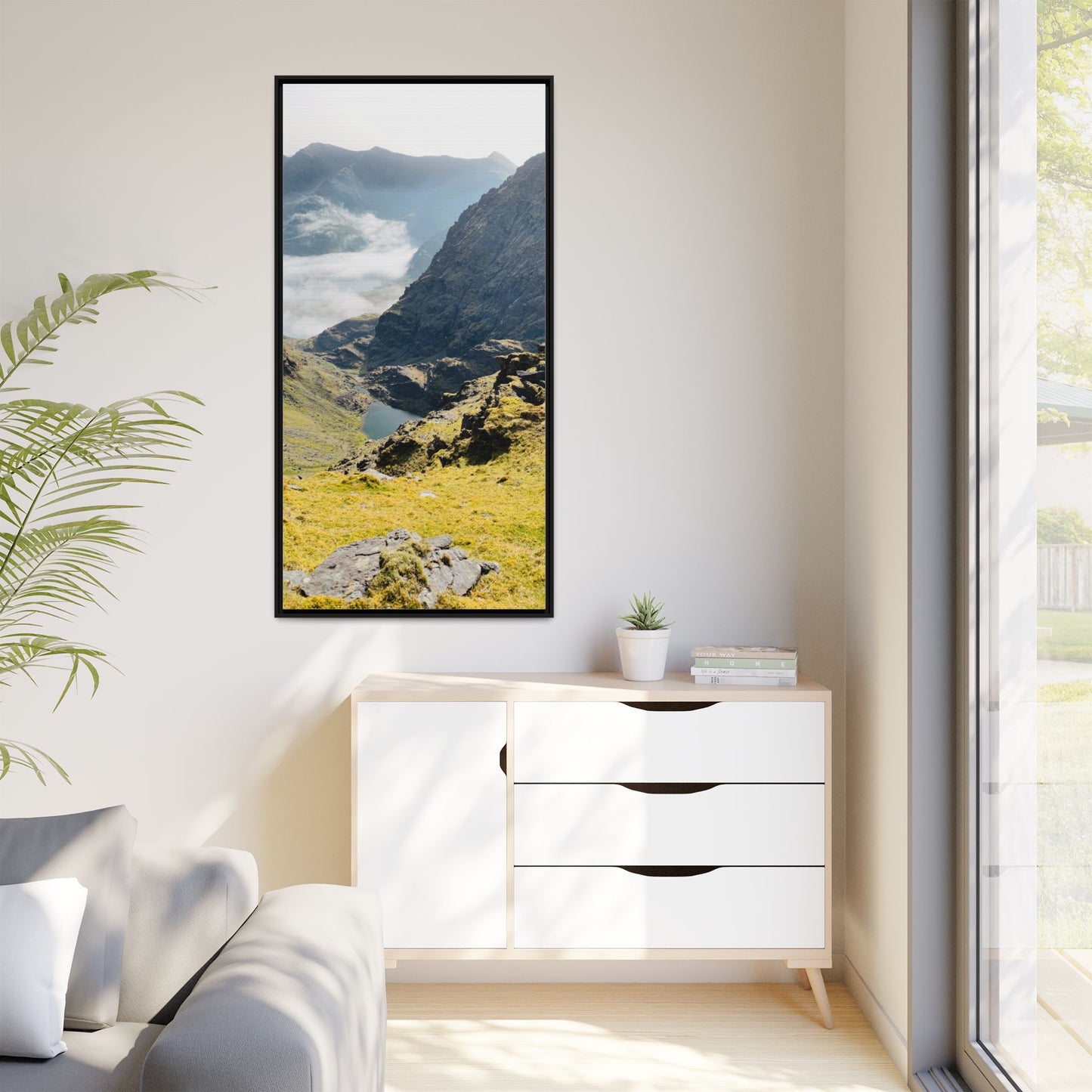 Kerry Mount Matte Canvas, Framed (Multi-color)