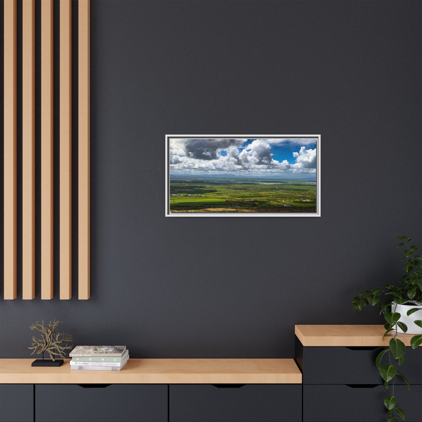 Kerry Panorama Matte Canvas, Framed (Multi-color)