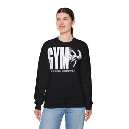 Gym Motivational Unisex Heavy Blend™ Crewneck Sweatshirt - The Result Will Represent Itself