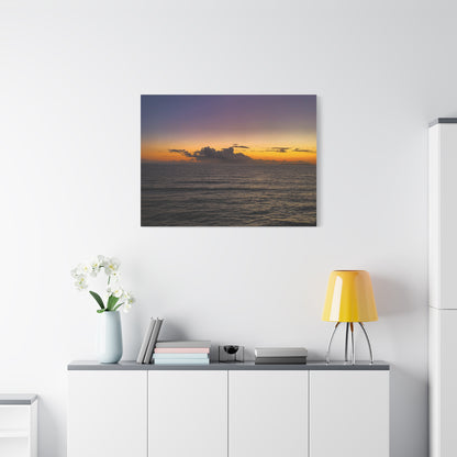 Sunset in Ocean 2 Matte Canvas, Stretched, 1.25"