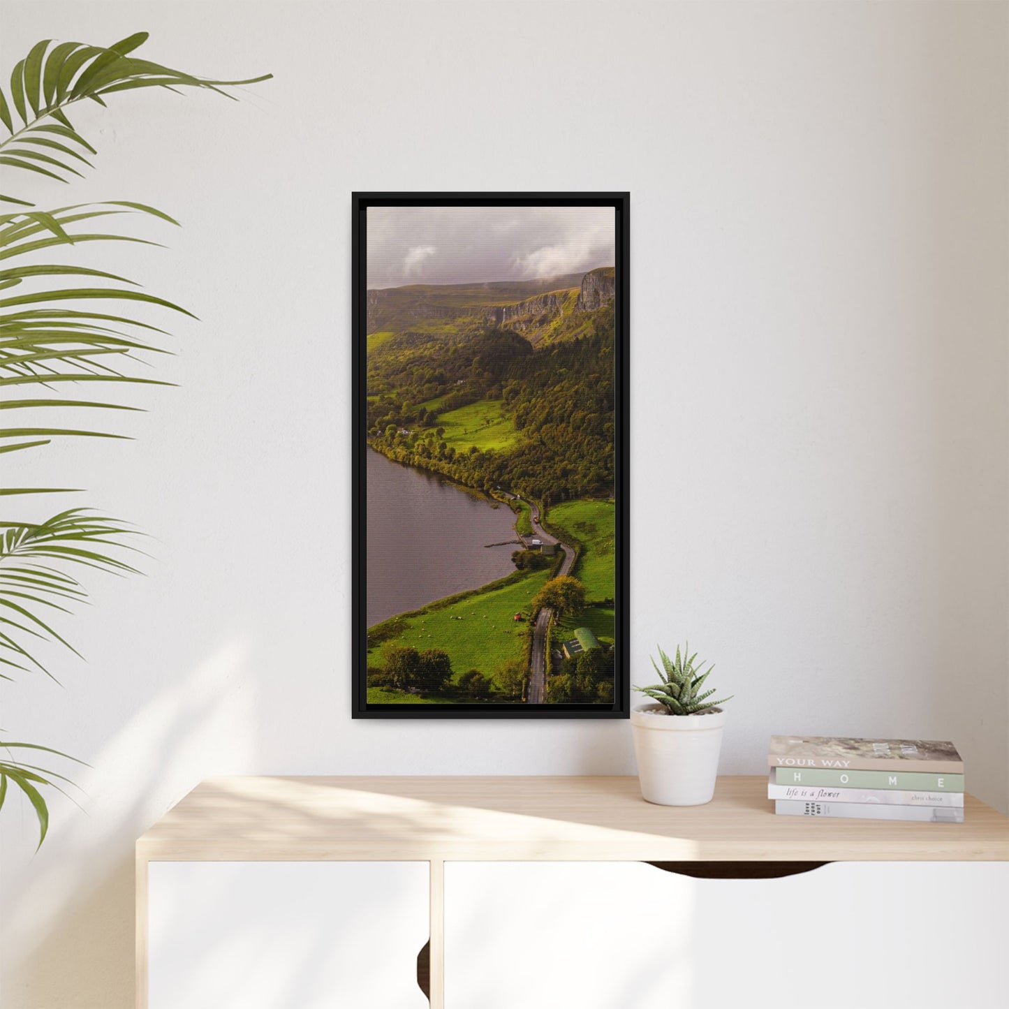 South in Aghadh an Aird or The Devil's Cheney Matte Canvas, Framed (Multi-color)