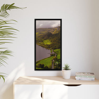 South in Aghadh an Aird or The Devil's Cheney Matte Canvas, Framed (Multi-color)