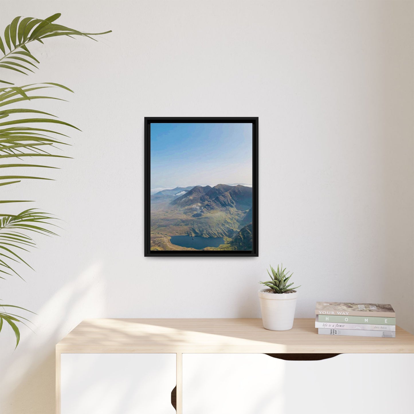 MacGillycuddy's Reeks Matte Canvas, Framed (Multi-color)