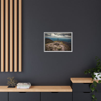 Carrauntoohil Summit Matte Canvas, Framed (Multi-color)