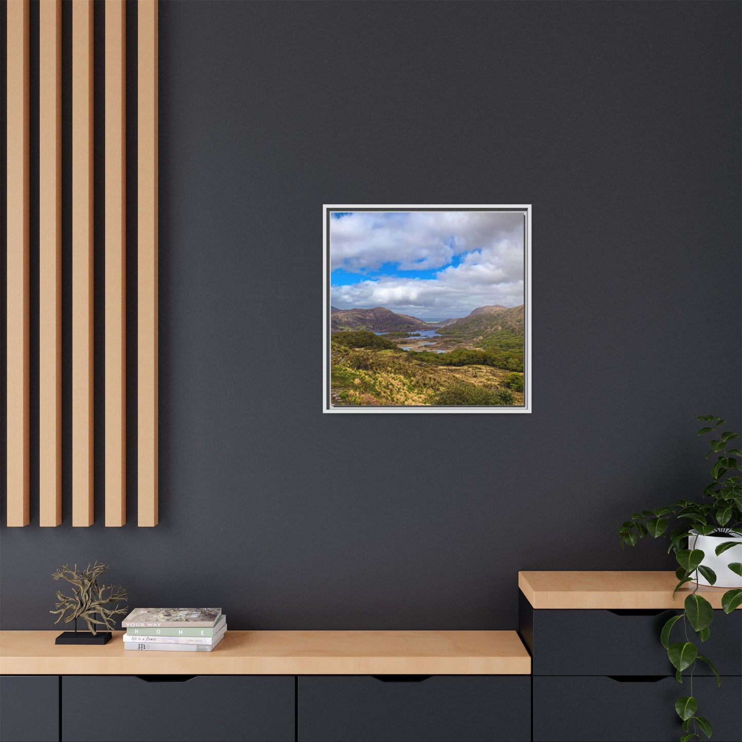 Matte Canvas, Framed (Multi-color)