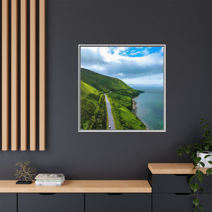 Ring of Kerry Drive Matte Canvas, Framed (Multi-color)
