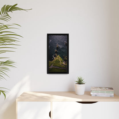 Dunquin Pier Matte Canvas, Framed (Multi-color)