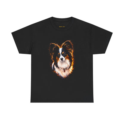 Australian Shepherd Portrait T‑Shirt — Realistic Dog Face Tee for Pet Lovers
