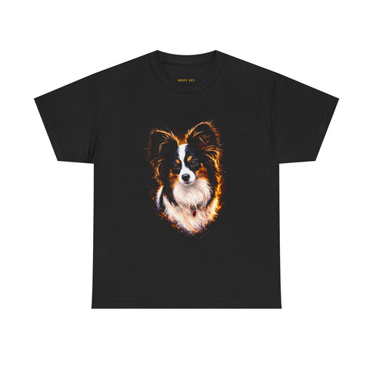 Australian Shepherd Portrait T‑Shirt — Realistic Dog Face Tee for Pet Lovers