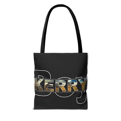 Kerry Boy Black - Black Tote Bag (AOP)