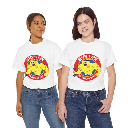 SpongeBob Bikini Gym Unisex Heavy Cotton Tee