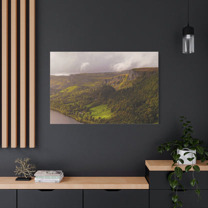 Sruth in Aghadh an Aird or The devil's Chimney Matte Canvas, Stretched, 1.25"