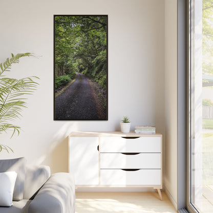 Glanageenty Forest Trail Matte Canvas, Framed (Multi-color)