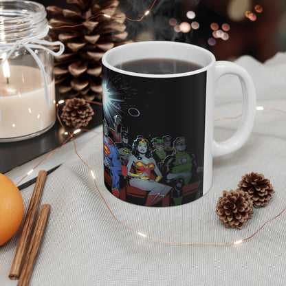 Superhero Ceramic Coffee Mug – 11oz & 15oz – Perfect for Comic Fans