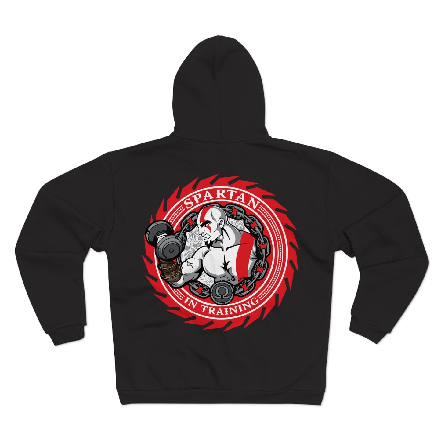 Spartan Strength Unisex Hooded Zip Sweatshirt | Perfect for Fitness Enthusiasts