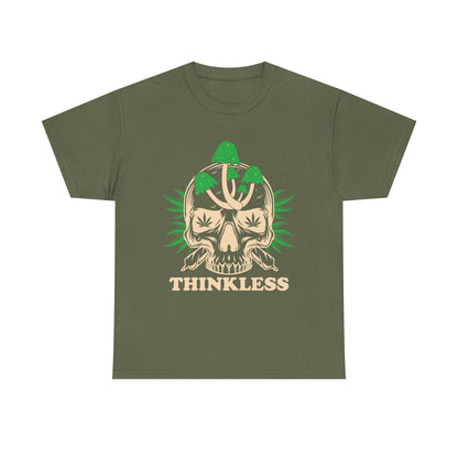 Mushroom Skull 'THINKLESS' T-Shirt
