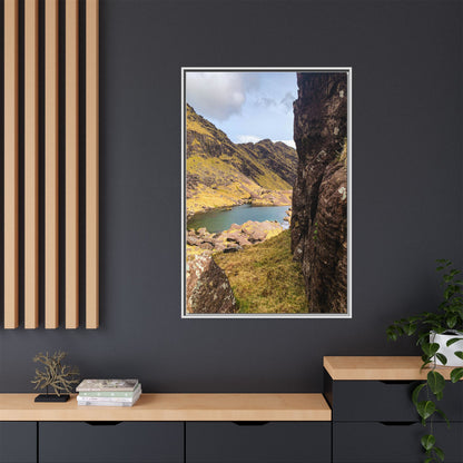 Mount Brandon Valley Matte Canvas, Framed (Multi-color)