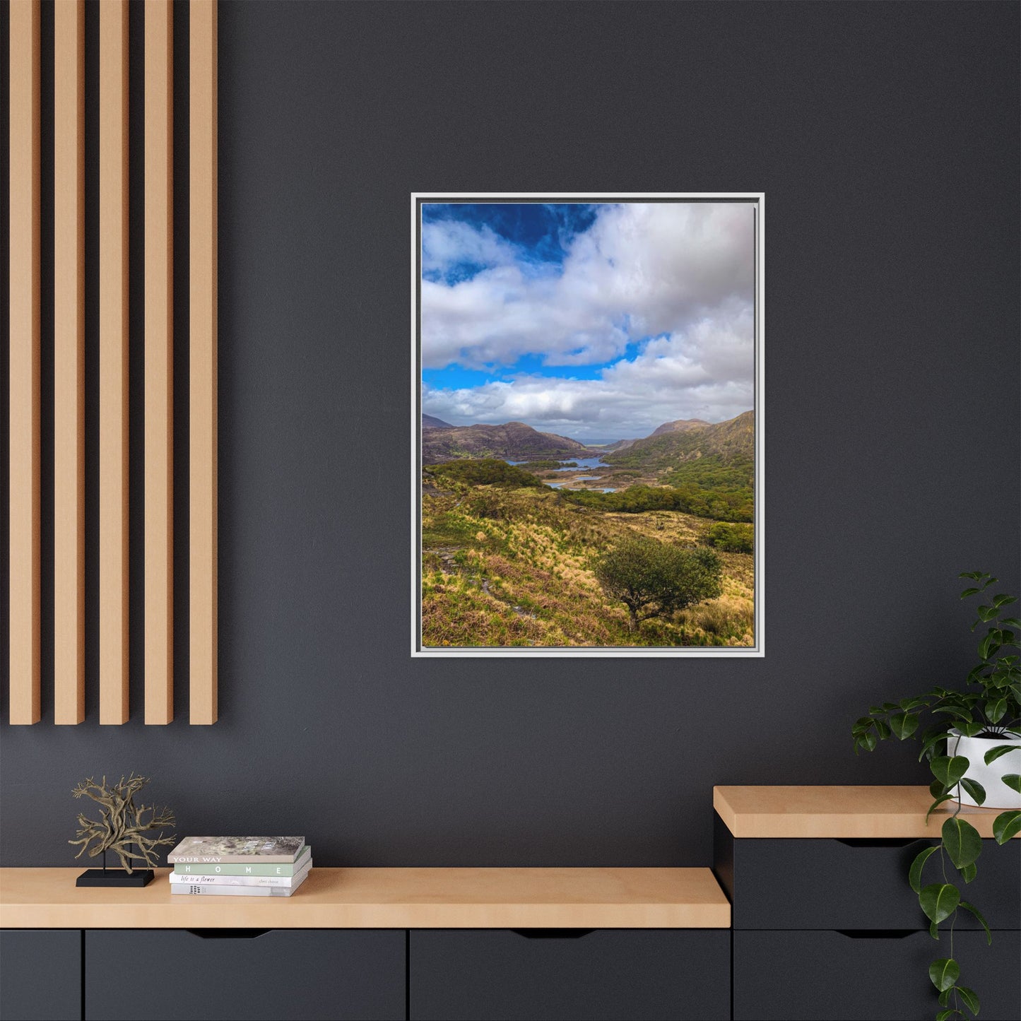 Matte Canvas, Framed (Multi-color)