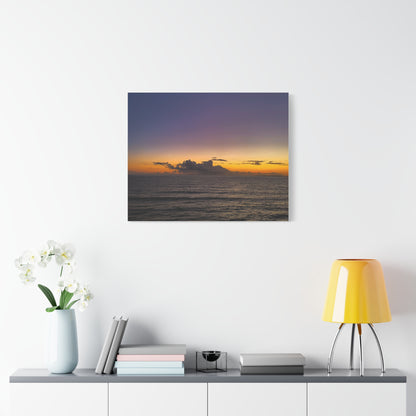 Sunset in Ocean 2 Matte Canvas, Stretched, 1.25"