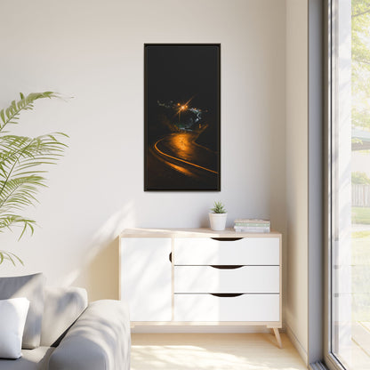 Ballybunion at Night Matte Canvas, Framed (Multi-color)