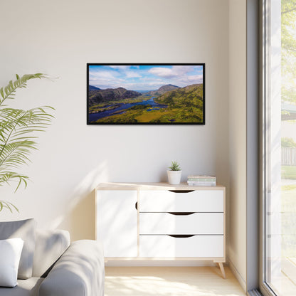 Ladies View Killarney Matte Canvas, Framed (Multi-color)
