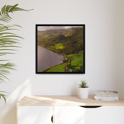 South in Aghadh an Aird or The Devil's Cheney Matte Canvas, Framed (Multi-color)