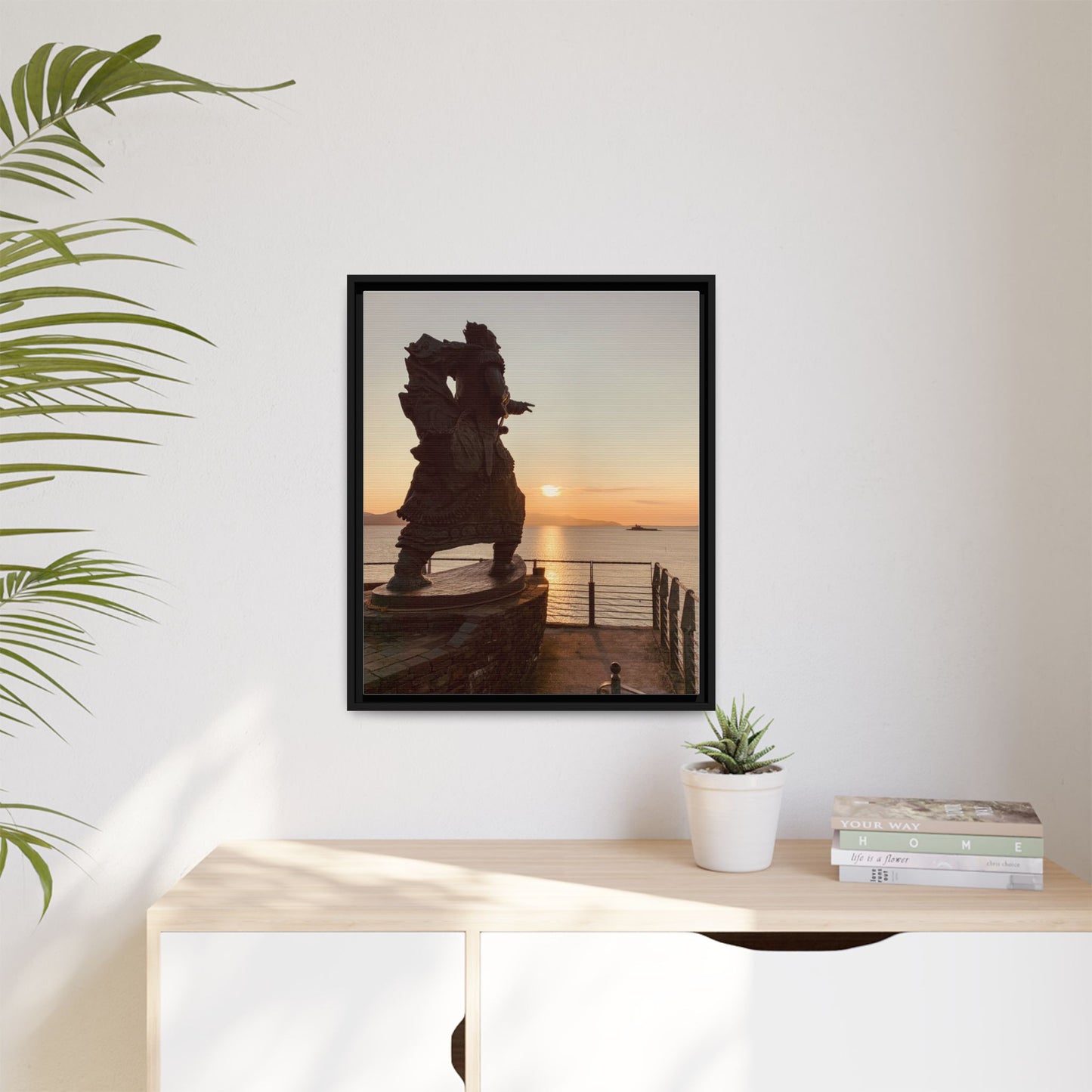 Fenit Matte Canvas, Framed (Multi-color)