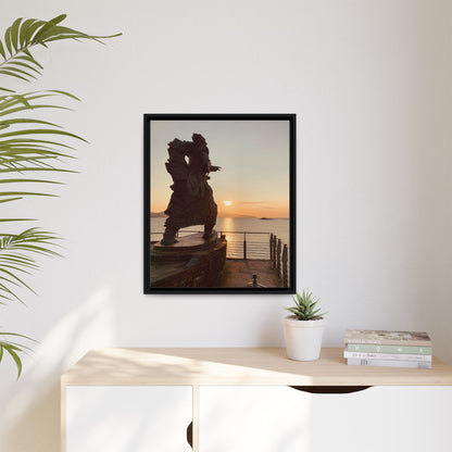 Fenit Matte Canvas, Framed (Multi-color)